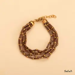 دستبند هندی برنجی منجوق