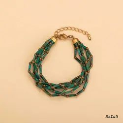 دستبند هندی برنجی منجوق