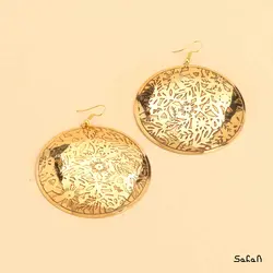 گوشواره هندی پولکی برنجی