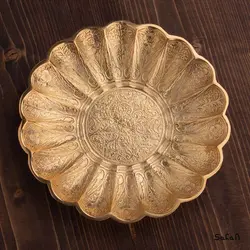 ست قهوه خوری برنجی طلایی کد 031