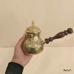 ست قهوه خوری برنجی طلایی کد 031