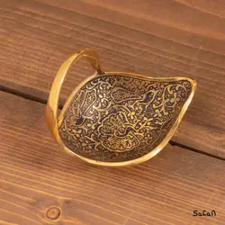 ست پذیرایی برنجی طلایی کد 121