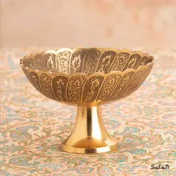 ست پذیرایی برنجی طلایی کد 165