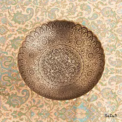 ست پذیرایی برنجی طلایی کد 165