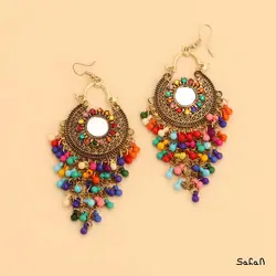 گوشواره منگوله دار اویز دار هندی