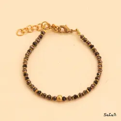 دستبند منجوق هندی رنگی