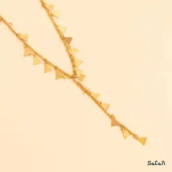 گردنبند هندی یک رج ساده