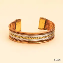 دستبند النگویی هندی مدل بافت