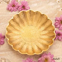 ست پذیرایی برنجی طلایی کد ۲۱۷