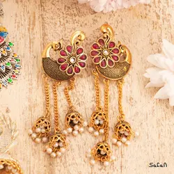 گوشواره هندی طاووس