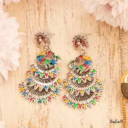 گوشواره هندی طاووس