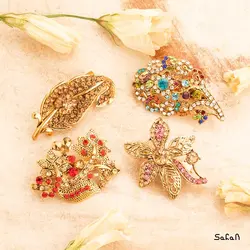 گل سینه برنجی هندی