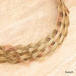 طوق برنجی بافت