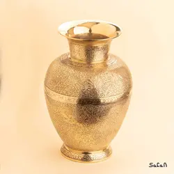 گلدان برنجی آنتیک مدل نسترن