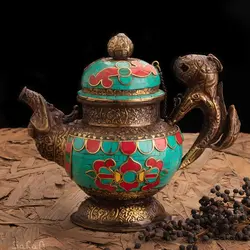 ست ظروف دکوری نپالی کد 188