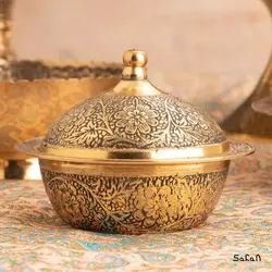 ست پذیرایی برنجی طلایی کد 167