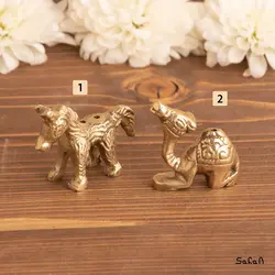 عود سوز برنجی طلایی مدل حیوانات