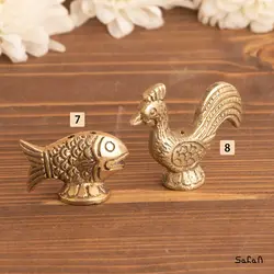 عود سوز برنجی طلایی مدل حیوانات