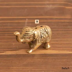 عود سوز برنجی طلایی مدل حیوانات