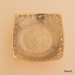 شیرینی خوری برنجی آنتیک مدل پوما