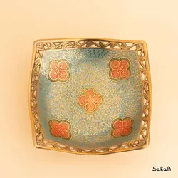 شیرینی خوری برنجی آنتیک مدل پوما