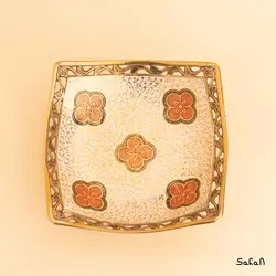 شیرینی خوری برنجی آنتیک مدل پوما