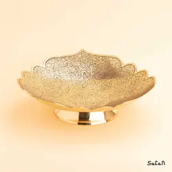 شیرینی خوری برنجی میناکاری مدل لرد سایز 3