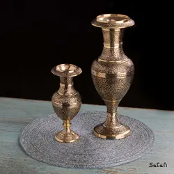 ست پذیرایی برنجی طلایی کد 059