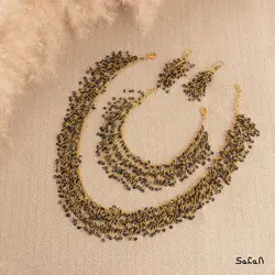 نیم ست سرویس پولکی