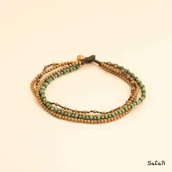 پابند بافت هندی منجوق شقایق