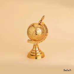 کره زمین برنجی طلایی هندی سایز 2