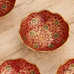 ست هفت سین برنجی میناکاری کد 093