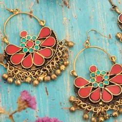 نیم ست هندی سنگی مدل نپالی