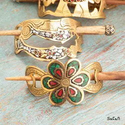 گل سر برنجی هندی