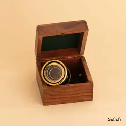 دوربین تک چشمی تلسکوپی برنجی طلایی