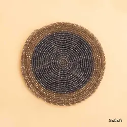 زیر لیوانی منجوق هندی ست 6 عددی