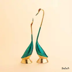 مجسمه برنجی قو بزرگ