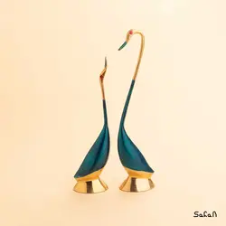 مجسمه برنجی قو بزرگ