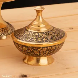 ست پذیرایی برنجی آنتیک کد 329