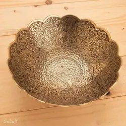 ست آجیل خوری برنجی آنتیک کد 330