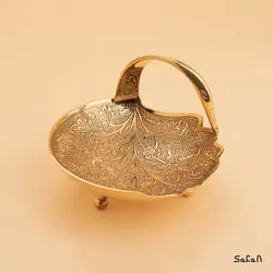 اردورخوری برنجی طلایی مدل قو خفته