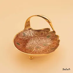 اردورخوری برنجی طلایی مدل قو خفته