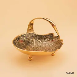 اردورخوری برنجی طلایی مدل قو خفته