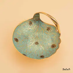 اردورخوری برنجی طلایی مدل قو خفته