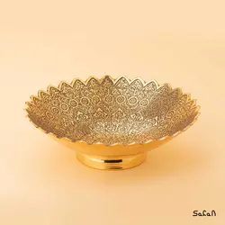 میوه خوری برنجی طلایی هندی کنگره