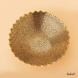 میوه خوری برنجی طلایی هندی کنگره