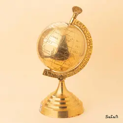 کره زمین برنجی برنزی طلایی هندی