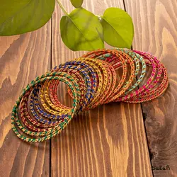 النگو هندی طلایی نخی