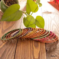 النگو هندی طلایی نخی