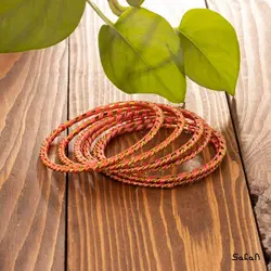 النگو هندی طلایی نخی